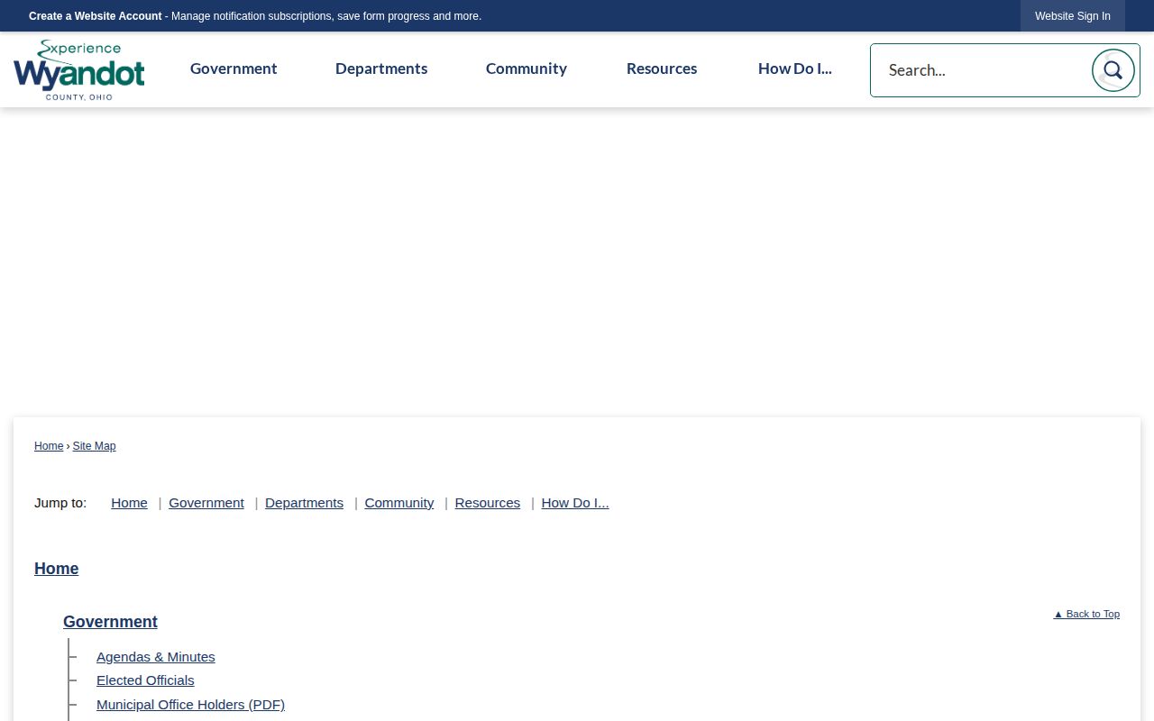 Wyandot County warrant record official sitemap review